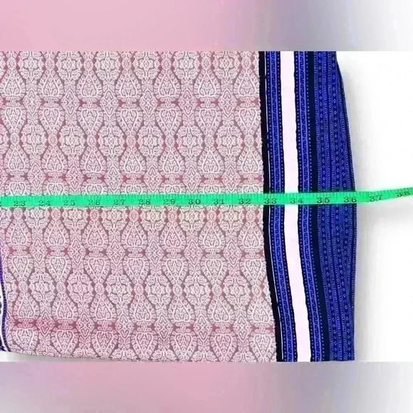 Adrianne Vittanini Womens Geometric Print Shift Dress Size 6 - Picture 8 of 9